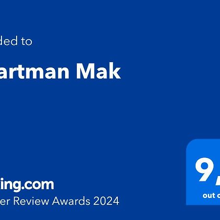 מוסטר Apartman Mak מראה חיצוני תמונה